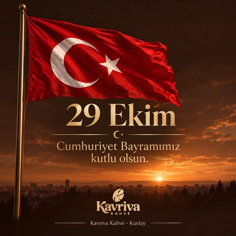 Kızılay mağazasının kendi yaptığı 29 Ekim paylaşımı