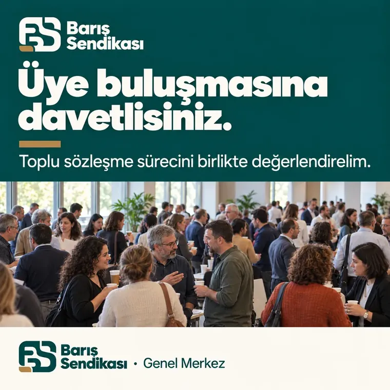 Toplu sözleşme serisi 3. görsel: Buluşma çağrısı