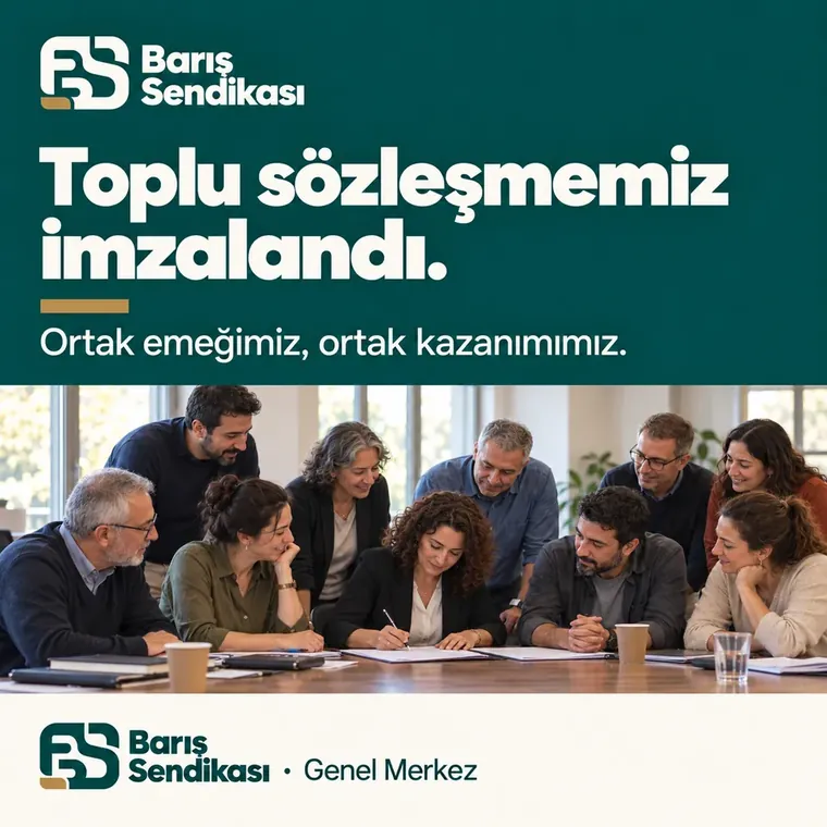 Toplu sözleşme serisi 4. görsel: İmzalandı